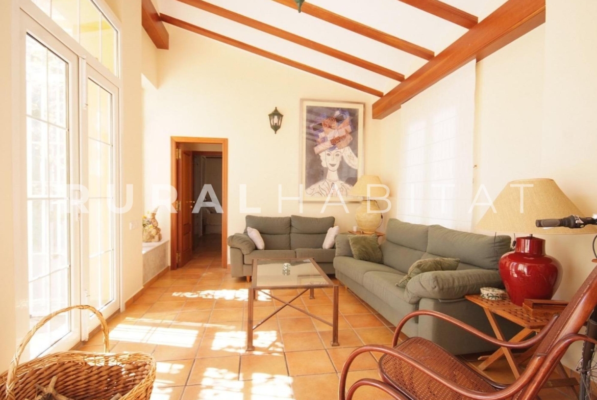 Finca ecuestre en venta - sala
