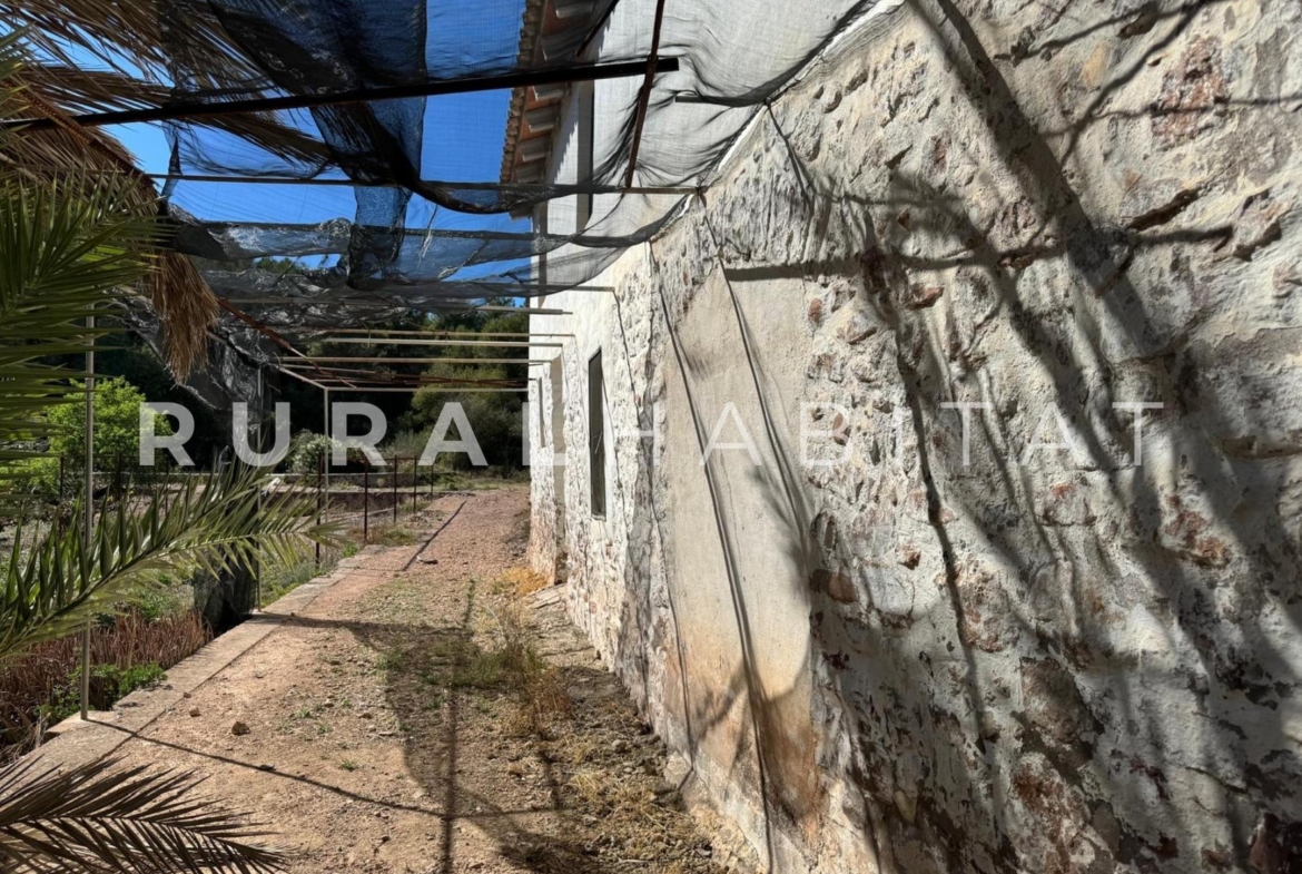 Finca rustica en venta Valencia - Entrada masia